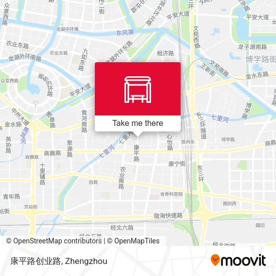 康平路创业路 map
