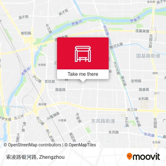 索凌路银河路 map