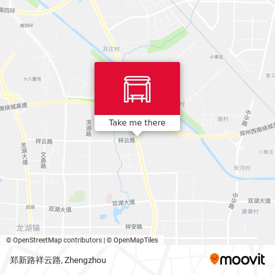 郑新路祥云路 map
