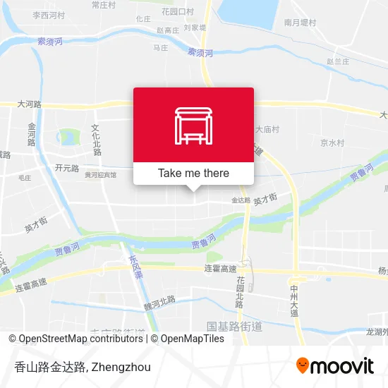香山路金达路 map