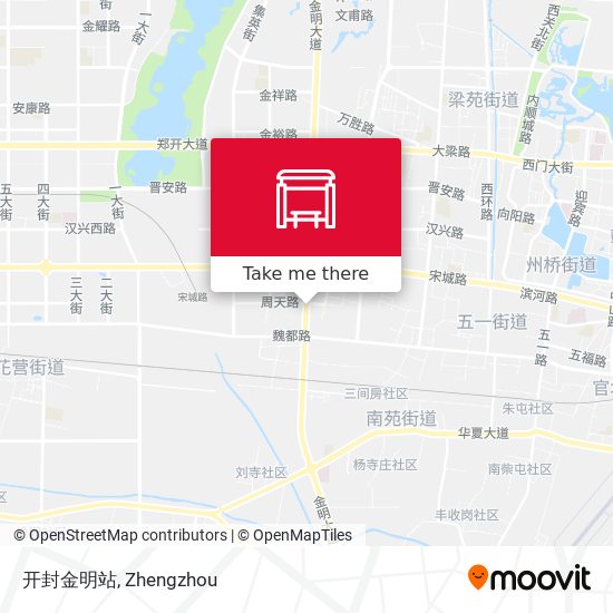 开封金明站 map