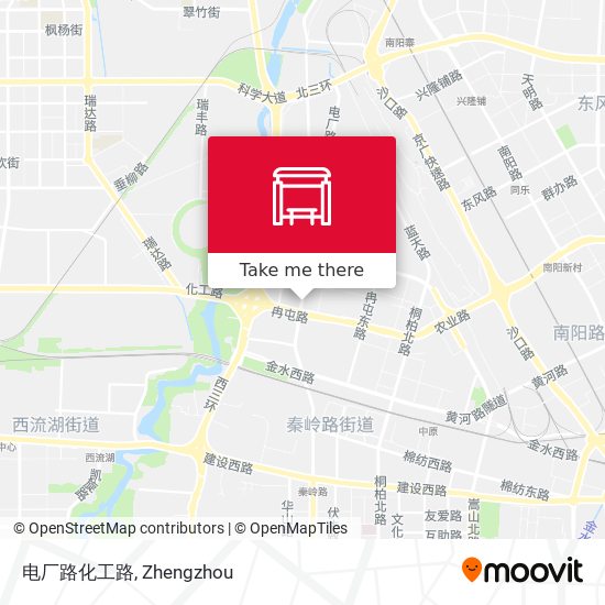 电厂路化工路 map