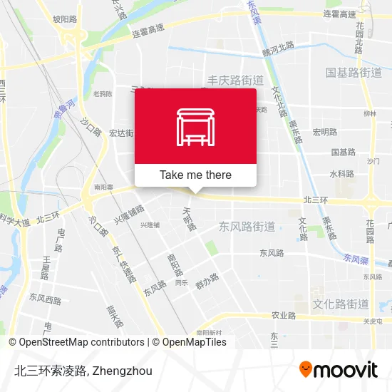 北三环索凌路 map