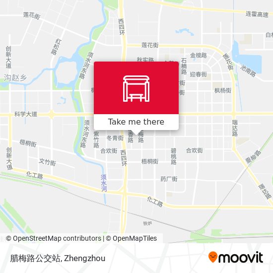 腊梅路公交站 map