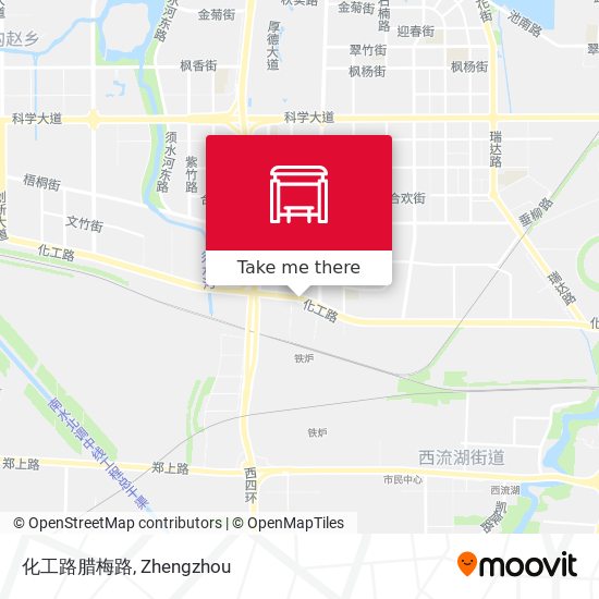 化工路腊梅路 map