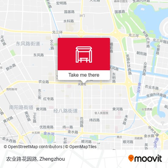 农业路花园路 map