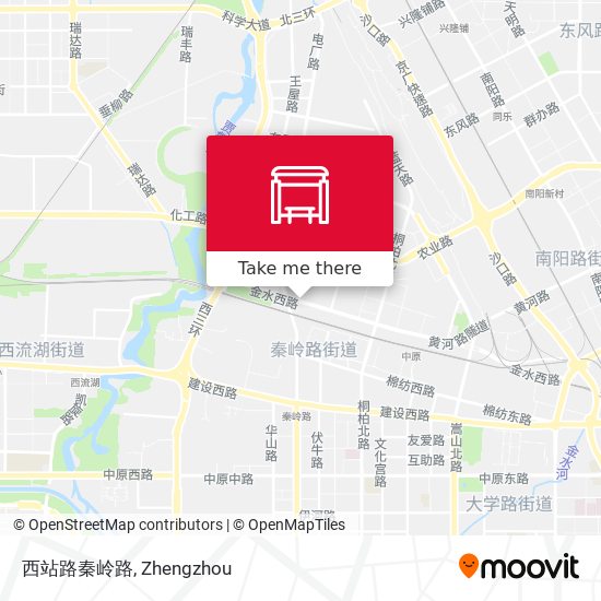 西站路秦岭路 map