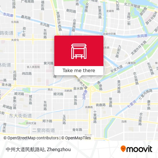 中州大道民航路站 map