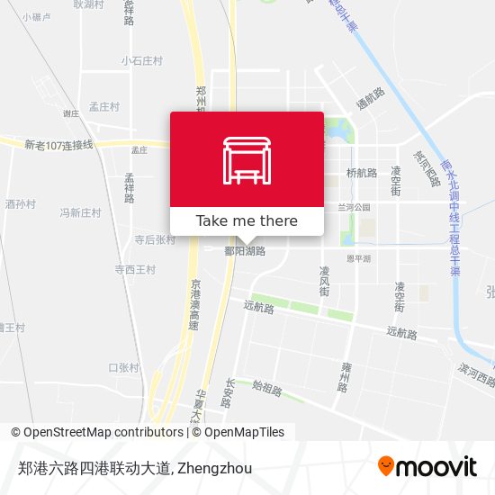 郑港六路四港联动大道 map