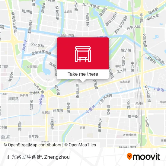 正光路民生西街 map