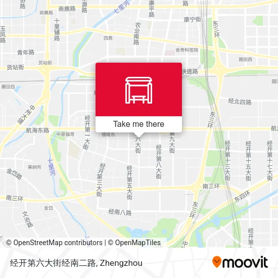 经开第六大街经南二路 map