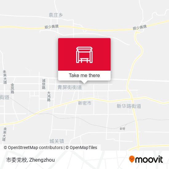 市委党校 map