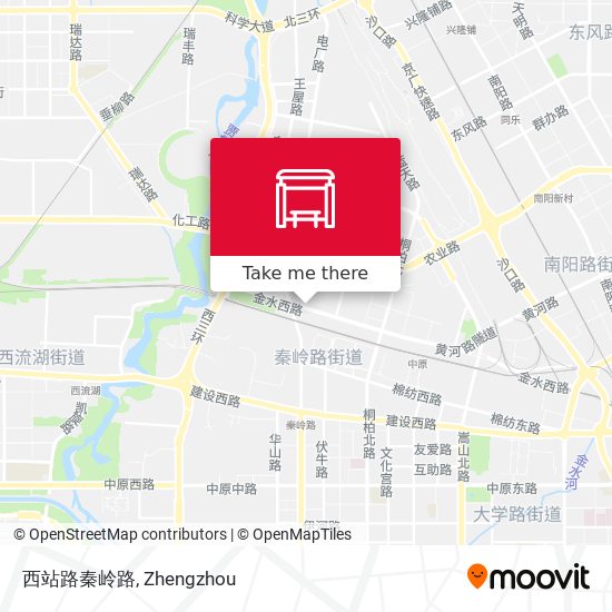西站路秦岭路 map