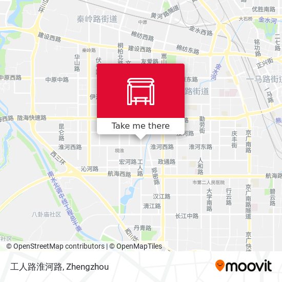 工人路淮河路 map