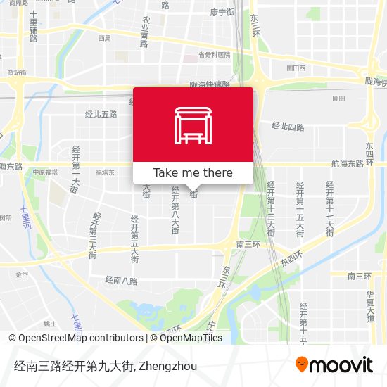 经南三路经开第九大街 map