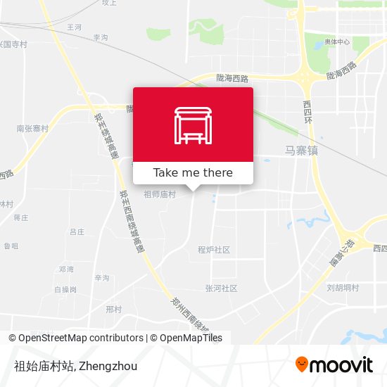 祖始庙村站 map