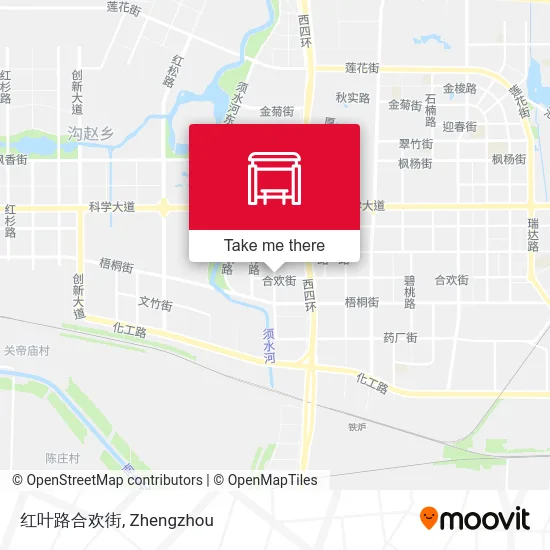 红叶路合欢街 map
