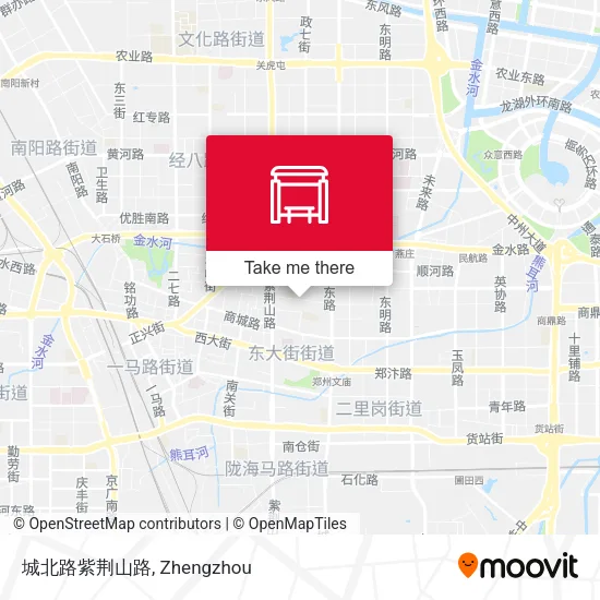 城北路紫荆山路 map