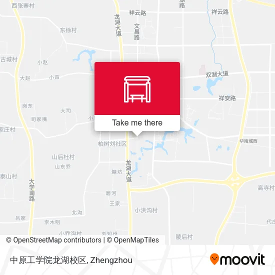 中原工学院龙湖校区 map