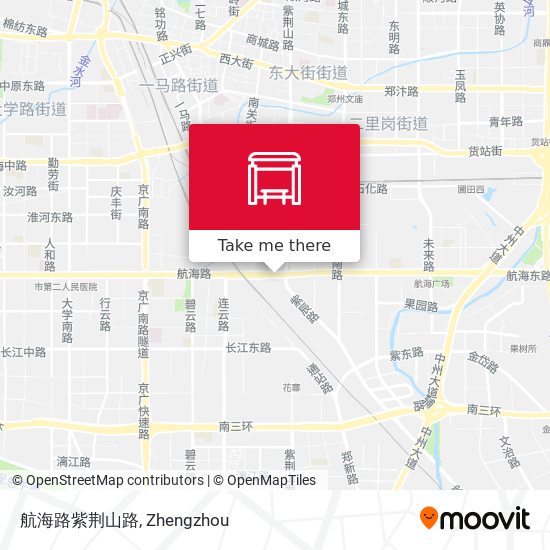 航海路紫荆山路 map
