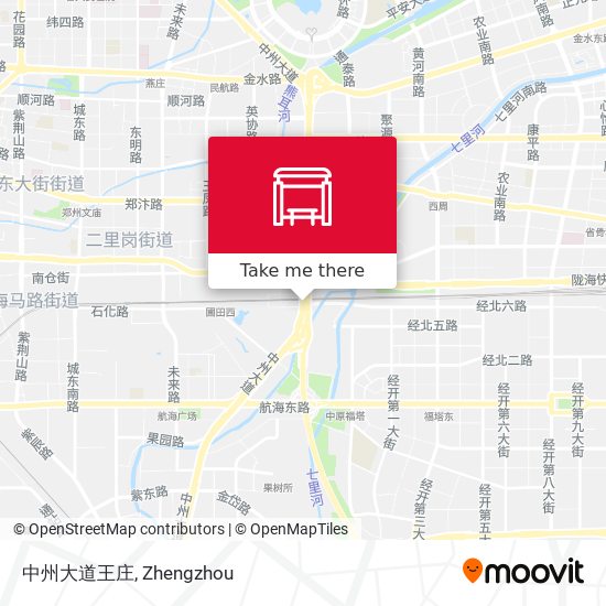 中州大道王庄 map