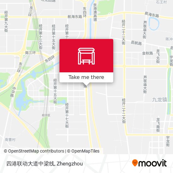 四港联动大道中梁线 map