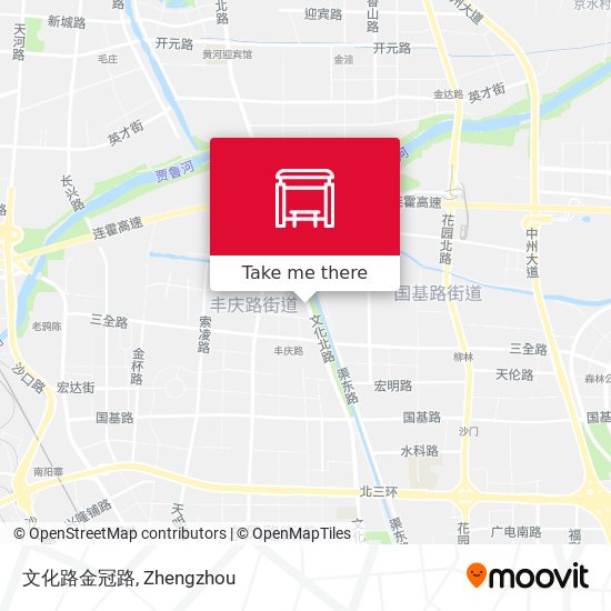 文化路金冠路 map