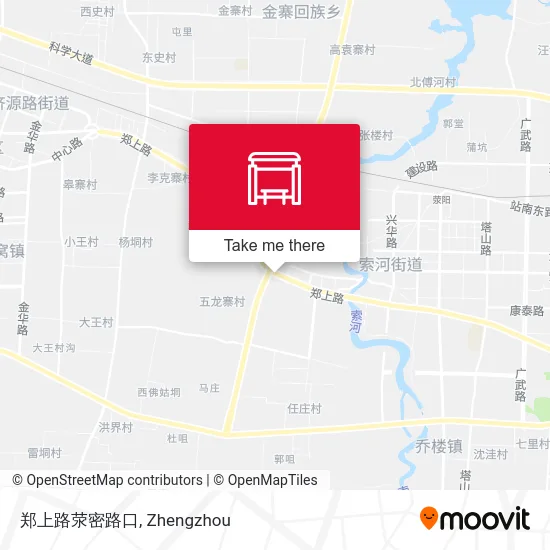 郑上路荥密路口 map