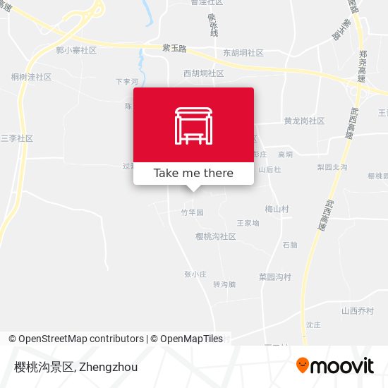 樱桃沟景区 map