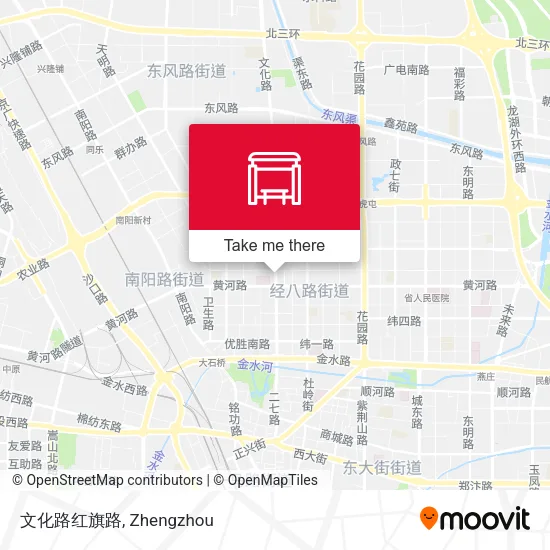 文化路红旗路 map