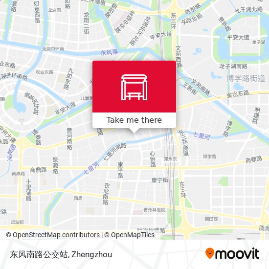 东风南路公交站 map