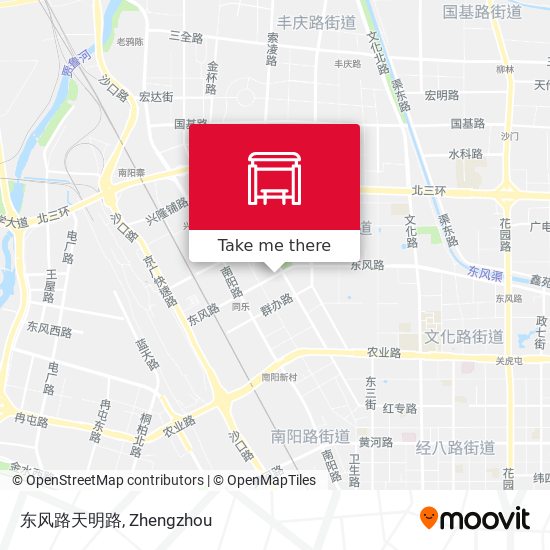 东风路天明路 map