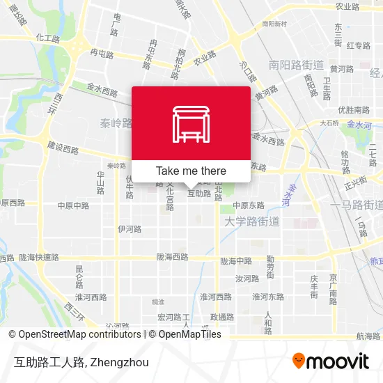 互助路工人路 map