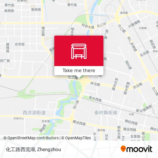 化工路西流湖 map