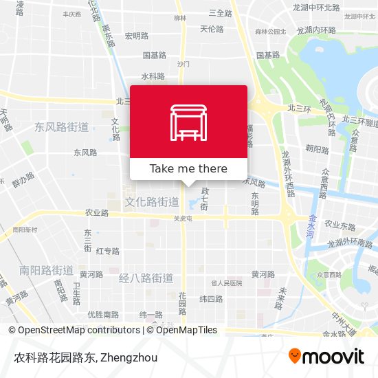 农科路花园路东 map