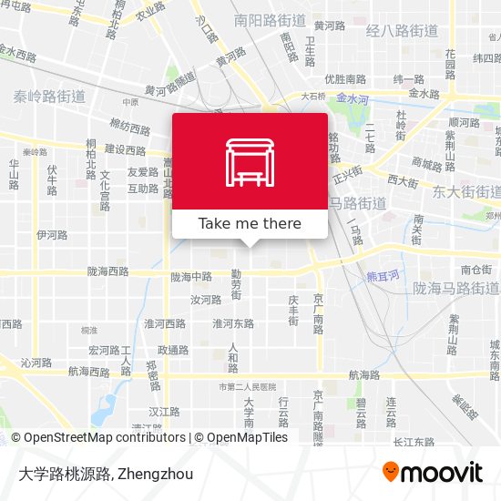 大学路桃源路 map