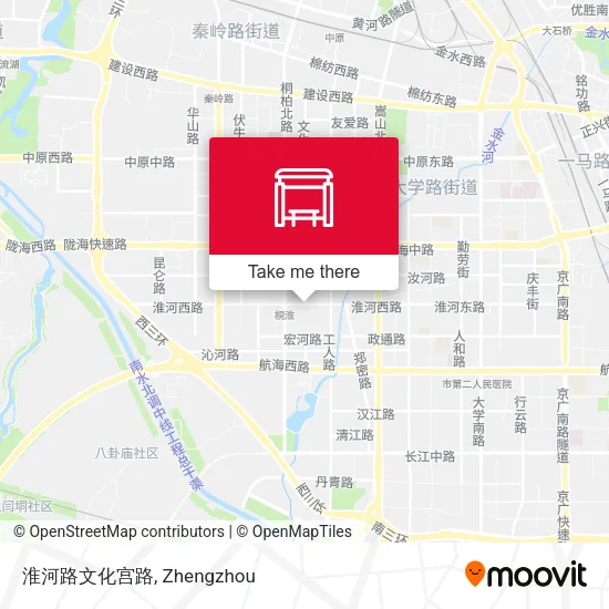 淮河路文化宫路 map