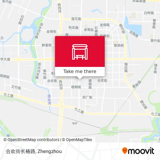 合欢街长椿路 map