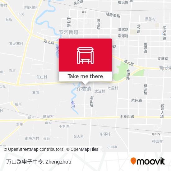 万山路电子中专 map