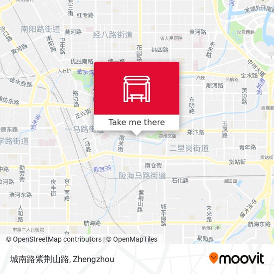 城南路紫荆山路 map