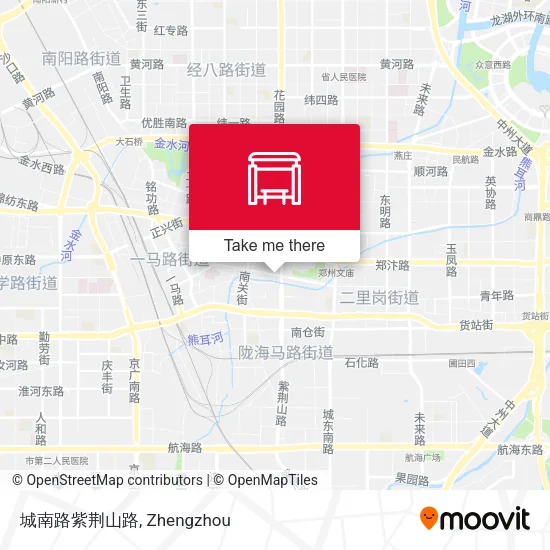 城南路紫荆山路 map