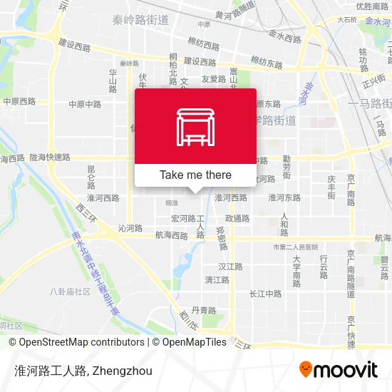 淮河路工人路 map