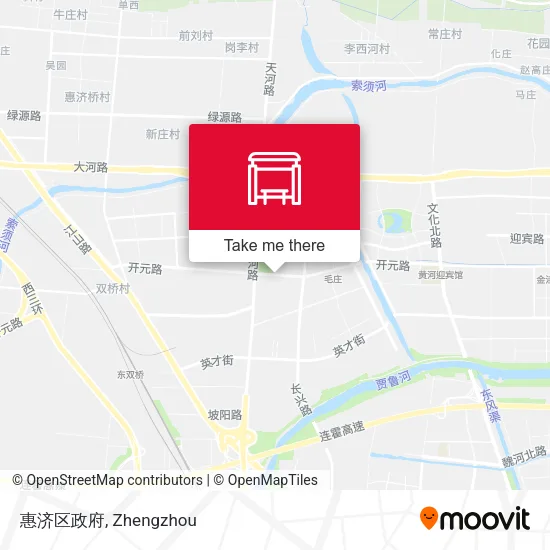 惠济区政府 map