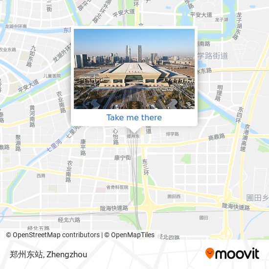 郑州东站 map