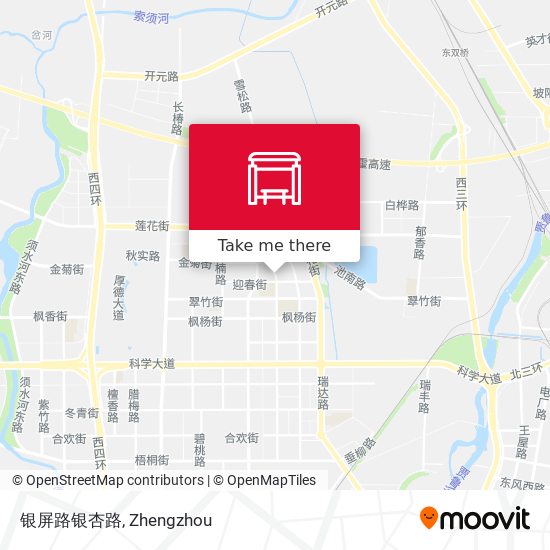 银屏路银杏路 map