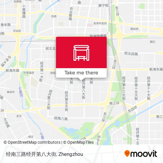 经南三路经开第八大街 map