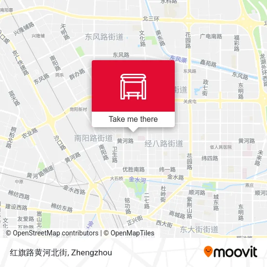 红旗路黄河北街 map