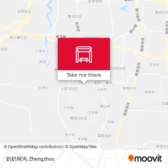 奶奶垌沟 map