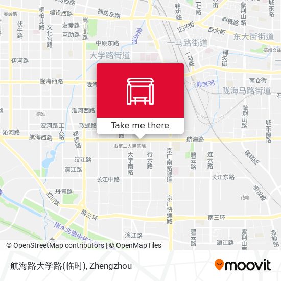 航海路大学路(临时) map