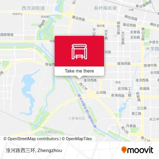 淮河路西三环 map